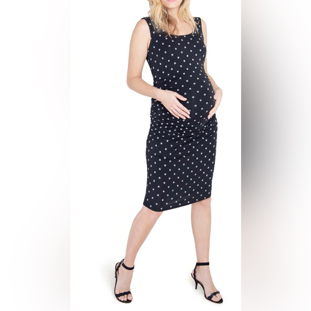 Ingrid & Isabel Shirred Maternity Dress